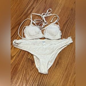 ASOS DESIGN Mix and Match Crochet Micro Brazilian Bikini Bottom US 0 / US 6